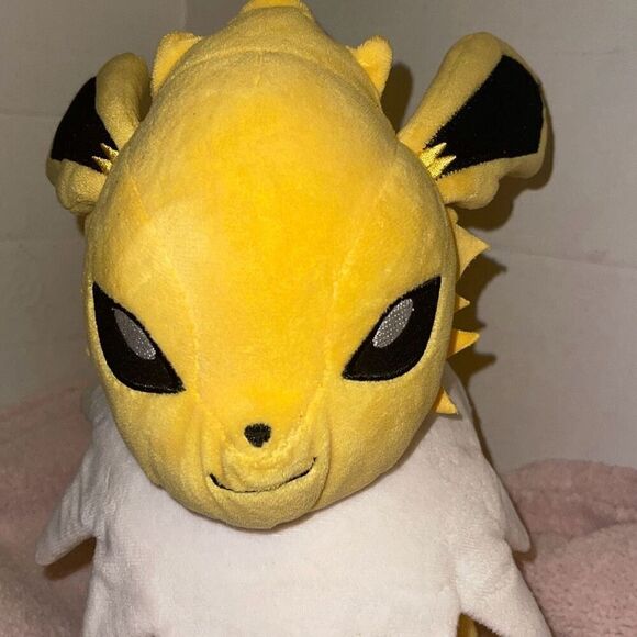 Build a Bear BAB Jolteon Pokemon Plush 14” Stuffed Anime Eeveelution  w/ sound I - Picture 2 of 8